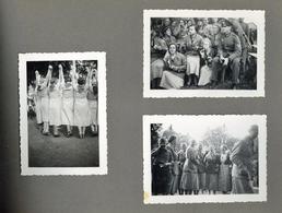 WK II RAD Reichsarbeitsdienst Album Erinnerungen An Den Arbeitsdienst Mit Circa 80 Fotos Div. Formate I-II (fleckig) - Guerre 1939-45