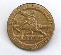 WHW Anstecknadel Wir Helfen Dem Führer Gau Osthannover 1936 - 1937 I-II - Weltkrieg 1939-45