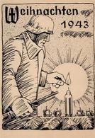 KRIEGSWEIHNACHT 1943 WK II - Feldpostkarte I - Guerra 1939-45