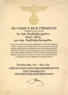 WK II Dokumente Lot Mit 5 Ernennungsurkunden Der Reichsbahn II (fleckig, Stauchung) - Guerra 1939-45