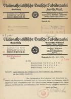 WK II Gauleitung Bayerische Ostmark Schriftverkehr Konvolut Mit 17 Belegen Von 1933 Bis 1937 II - Guerra 1939-45