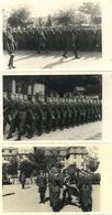 WK II Lot Mit 3 Foto-Karten Soldaten Vereidigung I-II - Guerra 1939-45