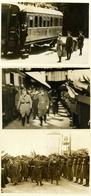 WK II Lot Mit 4 Presse-Fotos Ca. 18 X 13 Cm U.a. Mit Adolf Hitler I-II - Guerra 1939-45