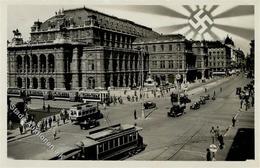 WK II Aufgehende Sonne Wien Österreich Foto-Karte I-II - Guerre 1939-45