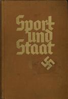 BUCH WK II - ZIGARETTEN-SAMMELBILDER-ALBUM -SPORT Und STAAT- Kpl. I-II - Guerra 1939-45