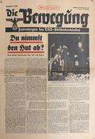 Buch WK II 2x Zeitung Die Bewegung München 1937 1x Etwas Ausgeschnitten Journal - Guerra 1939-45