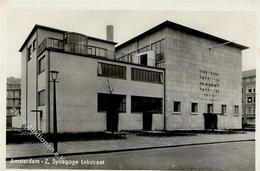 Synagoge Amsterdam (1001) Niederlande Foto AK I-II Synagogue - Judaika