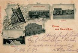 Synagoge Czarnikau Polen 1899 I-II (fleckig) Synagogue - Jodendom