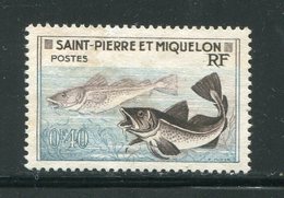 SAINT PIERRE ET MIQUELON- Y&T N°353- Oblitéré (poissons) - Used Stamps