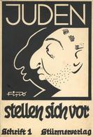 Judaika Buch Juden Stellen Sich Vor 24 Zeichnungen Sign. Fips 1934 Verlag Stürmer II Judaisme - Judaísmo