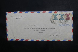 INDE - Enveloppe De Bombay Pour La France En 1949 - L 40618 - Cartas & Documentos