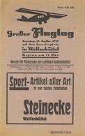 Flugereignis Programm-Heft Wolfenbüttel (3340) Großer Flugtag 1929 II (Umschlag Einriss) Aviation - Other & Unclassified