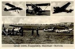 Flugwesen WK II Flugplatz Weimar Nohra I-II Aviation - Altri & Non Classificati