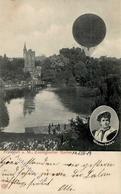 Ballon Käthchen Paulus Berufsluftschifferin 1904 I-II - Balloons