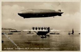 Zeppelin Graf Zeppelin Dornier Do X Foto AK I-II Dirigeable - Zeppeline