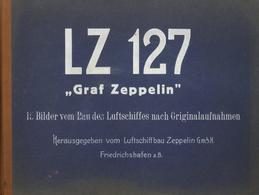 Zeppelin LZ 127 Graf Zeppelin Mappe Mit 15 Bilder Vom Bau Des Luftschiffes Nach Originalaufnahmen Hrsg. Luftschiffbau Ze - Zeppeline