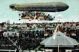Zeppelin München (8000) Oktoberfest 1910 I-II Dirigeable - Dirigibili