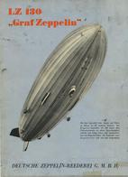 ZEPPELIN - 6-seitiges DINA4 Werbeblatt LZ 130 GRAF ZEPPELIN - Gefaltet - Randmängel II - Airships