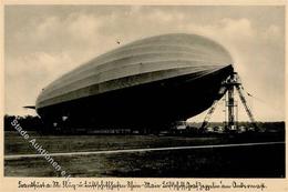 ZEPPELIN - Luftschiff GRAF ZEPPELIN Am Ankermast D. Luftschiffhafen RHEIN-MAIN FRANKFURT/Main I - Zeppeline