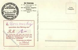 ZEPPELIN - Luftschiff HINDENBURG LZ 129 - Spendenkarte Zur Linderung Der Not Durch D. Unglück Luftschiff Hindenburg Für  - Aeronaves
