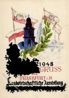 FRANKFURT/Main - LANDWIRTSCHAFTLICHE AUSSTELLUNG 1948 Mit S-o I - Other & Unclassified