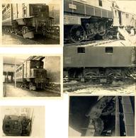 Eisenbahn Zugunglück Lot Mit 6 Fotos Div. Formate I-II Chemin De Fer - Trains