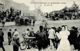 Radrennen Berlin Mitte (1000) Katastrophe Im Botanischen Garten 1909 I-II - Sonstige & Ohne Zuordnung