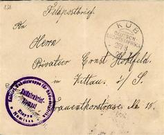 Deutsche Kolonien DSW - Feldpostbrief (gefaltet) Mit O -KUB 28.8.06- + Schutztruppen-o ETAPPE NOMISSA I-II Colonies - Historia