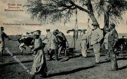 Kolonien Deutsch Südwestafrika Keetmannshoop Feldschlachterei 1909 I-II (fleckig) Colonies - History