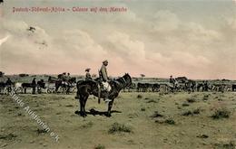 Kolonien Deutsch Südwestafrika Kolonne Auf Dem Marsch I-II (fleckig) Colonies - History