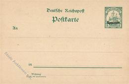 Kolonien KIAUTSCHOU - GSK P1 Mit Zudruck -SPECIMEN- I Colonies - Ohne Zuordnung