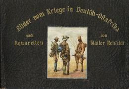 Kolonien Deutsch-Ostafrika Bilder Vom Kriege In Deutsch Ostafrika Nach Aquarellen Von Rehfeldt, Walter Mappe Mit 30 Kuns - Non Classificati