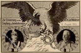 Deutsche Kolonien CHINA - Erinnerung An Den Empfang Des Heimkehrenden GRAF WALDERSEE 8.August 1901 I Colonies - Non Classés
