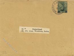 DEUTSCHE KOLONIEN TÜRKEI - Ganzsachen-Streifband 10 P. (S 3) Mit O JERUSALEM 1904 I-II - Unclassified