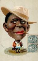 Schwarzafrikaner Karikatur 1904 I-II - Non Classificati