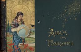 AK-Geschichte Jugendstil Album Leer I-II (Rücken Abschürfungen) Art Nouveau - History