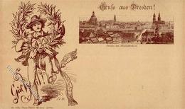 Vorläufer 1885 Dresden (o-8000)6. Deutsches Turnfest Verlag Scheiner, Franz I-II - Sonstige & Ohne Zuordnung