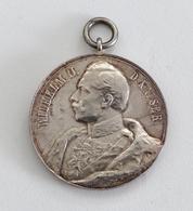 Schützen Medaille Bitsch Elsass 1904 Silber I-II - Altri & Non Classificati