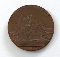 Schützen Nürnberg (8500) Medaille Eröffnung Der Schießstätte Erlenstegen 1911 I-II - Otros & Sin Clasificación