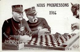 Schach Politik Sign. Gautier, G. I-II - Chess