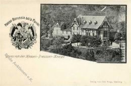 Studentika MARBURG,Lahn - Gruss Von Der Hessen-Preussen-Kneipe I Montagnes - Escuelas