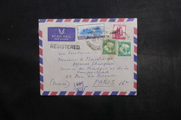 INDE - Enveloppe Du Consulat De France En Recommandé Pour Paris (Ministre Des Affaires Etrangères) En 1969 - L 40655 - Briefe U. Dokumente