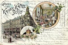 Berlin Mitte (1000) Cafe Kaiser Friedrichstraße 177 1900 I-II - Sonstige & Ohne Zuordnung