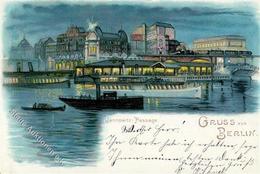 Berlin Mitte (1000) Jannowitz-Passage Eisenbahn  1900 I-II Chemin De Fer - Other & Unclassified