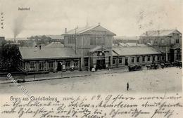 Charlottenburg (1000) Bahnhof 1904 II (kleiner Einriss, Stauchung) - Otros & Sin Clasificación