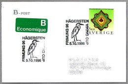 Frimung 96 - Hägersten Viking Cup - GARZA - HERON. Hagersten, Suecia, 1996 - Mechanical Postmarks (Advertisement)