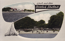 Scharbeutz * Ostseebad, Strand, Schiffe, Mehrbild * Deutschland * AK152 - Scharbeutz