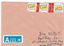 B271  BELGIEN - Zeit Für Begegnung (3 Marken)  2005 Auf Brief - Storia Postale