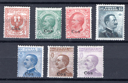 1912  - ISOLE ITALIANE DELL'EGEO: COS -  Italia - Catg. Unif.  1/7 - Firmato BIONDI - LH - (W2019.38..) - Egée (Coo)