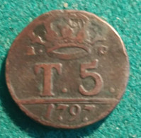 5 TORNESI 1797 - Deux Siciles